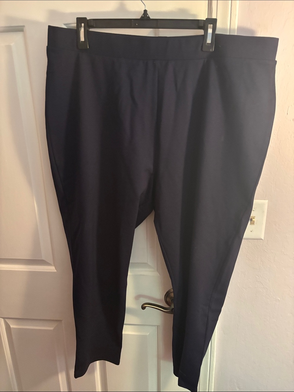 Jones New York Navy Stretch Ankle Pants